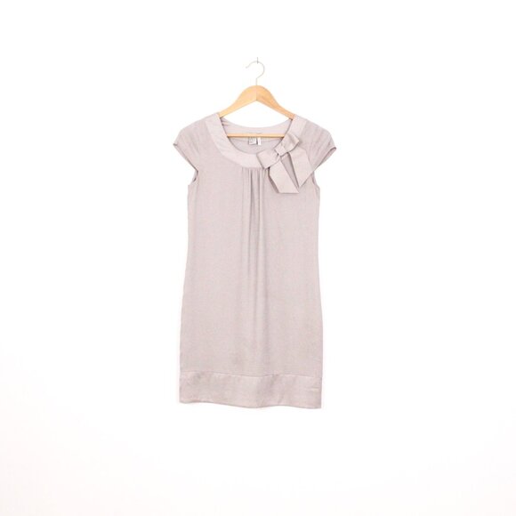 *H&M Grey Straight Cap Sleeve Dress - Picture 4 of 7